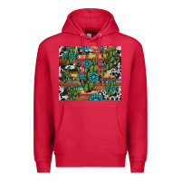 Cardinal cactus gemstone Premium Hoodie - AdoDesignShop