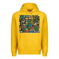 Lemon cactus gemstone Premium Hoodie - AdoDesignShop