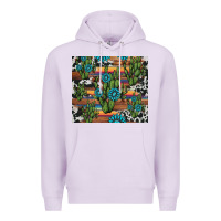Lilac cactus gemstone Premium Hoodie - AdoDesignShop