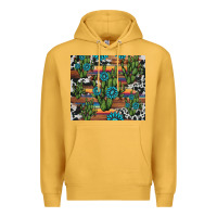 Mustard cactus gemstone Premium Hoodie - AdoDesignShop