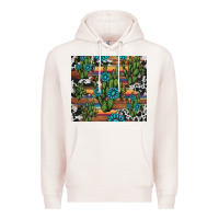 Pale Pink cactus gemstone Premium Hoodie - AdoDesignShop