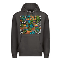 Smoke cactus gemstone Premium Hoodie - AdoDesignShop