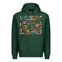 Sports Green cactus gemstone Premium Hoodie - AdoDesignShop