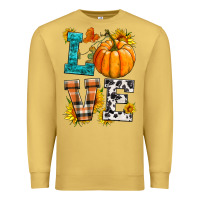 Antique Gold love pumpkin Premium Sweatshirt - HRA Design Shop