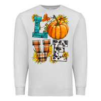Dove Grey love pumpkin Premium Sweatshirt - HRA Design Shop