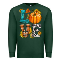 Sports Green love pumpkin Premium Sweatshirt - HRA Design Shop