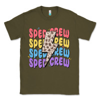 Army Green sped crew Classic Tee - MaliasSmallBusiness