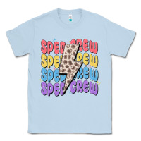 Dusty Blue sped crew Classic Tee - MaliasSmallBusiness