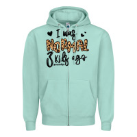 Seafoam i was normal three kids ago momlife Zipper Hoodie - MaliasSmallBusiness