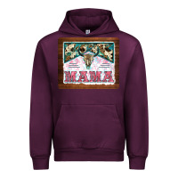 Mauve Wine western bull skull mama mousepad Urban Hoodie - BarkalooDesign
