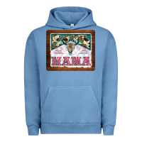 Pigment Pebble Blue western bull skull mama mousepad Urban Hoodie - BarkalooDesign