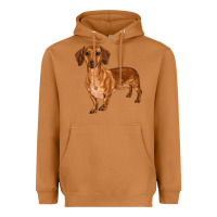 Meerkat dachshund Heavyweight Hoodie - RanaPortraitStore