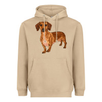 Mushroom dachshund Heavyweight Hoodie - RanaPortraitStore