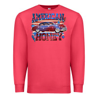 Cardinal American honey 4th of july Premium Sweatshirt - CowGirlArtShop