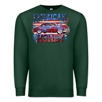 Sports Green American honey 4th of july Premium Sweatshirt - CowGirlArtShop