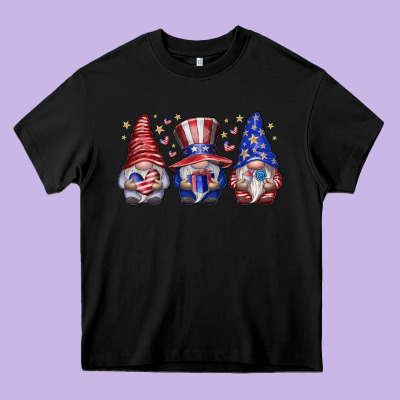 American Gnomes Heavy Core Tee Designed By Cowhidedigitalart