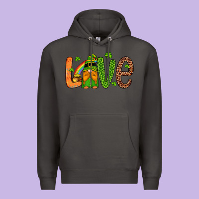 Love Gnome Premium Hoodie Designed By Artiststas
