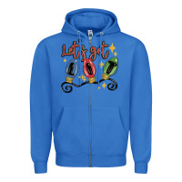 True Royal let's get lit Zipper Hoodie - MaliasSmallBusiness