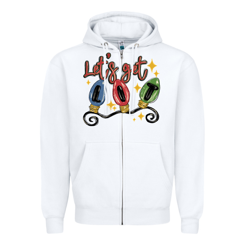 Let's Get Lit Zipper Hoodie by MaliasSmallBusiness | Teevron