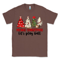 Chestnut merry christmas let s play ball baseball Classic Tee - MaliasSmallBusiness