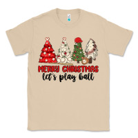 Mushroom merry christmas let s play ball baseball Classic Tee - MaliasSmallBusiness