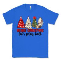 True Royal merry christmas let s play ball baseball Classic Tee - MaliasSmallBusiness