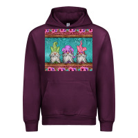 Mauve Wine easter gnomes Urban Hoodie - Jasminsmagicworld
