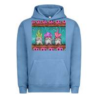 Pigment Pebble Blue easter gnomes Urban Hoodie - Jasminsmagicworld