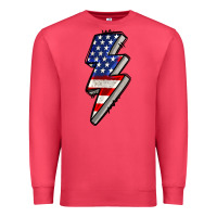Cardinal American lightning bold 4th of july Premium Sweatshirt - CowGirlArtShop