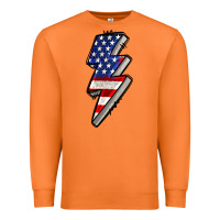 Carrot American lightning bold 4th of july Premium Sweatshirt - CowGirlArtShop