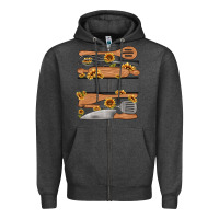 Charcoal Heather custom name kitchen tools Zipper Hoodie - MaliasSmallBusiness