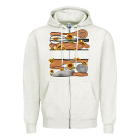 Oatmeal Heather custom name kitchen tools Zipper Hoodie - MaliasSmallBusiness