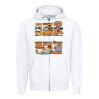 White custom name kitchen tools Zipper Hoodie - MaliasSmallBusiness