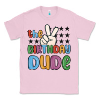Bubblegum Pink the birthday dude Classic Tee - MaliasSmallBusiness