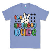 Colony Blue the birthday dude Classic Tee - MaliasSmallBusiness
