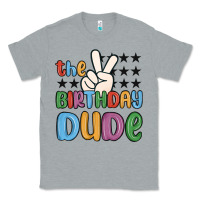 Heather Grey the birthday dude Classic Tee - MaliasSmallBusiness