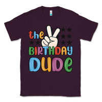 Plum the birthday dude Classic Tee - MaliasSmallBusiness
