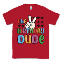 Red the birthday dude Classic Tee - MaliasSmallBusiness
