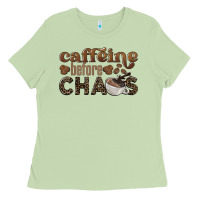 Matcha caffeine before chaos Ladies Tee - BarkalooDesign