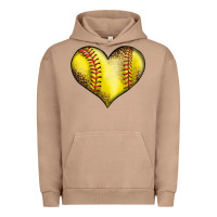 Pigment Burro softball heart Urban Hoodie - LillyAllenDesigns