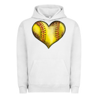 Pigment Lunar Rock softball heart Urban Hoodie - LillyAllenDesigns