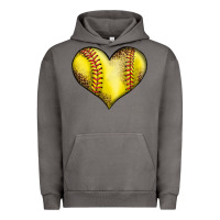 Pigment Tornado softball heart Urban Hoodie - LillyAllenDesigns