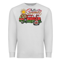Dove Grey hello summer Premium Sweatshirt - SublimationCraftShop