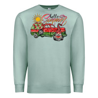 Seafoam hello summer Premium Sweatshirt - SublimationCraftShop