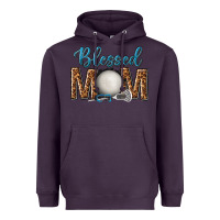 Plum western blessed mom with lacrosse Heavyweight Hoodie - texasbilliewilder
