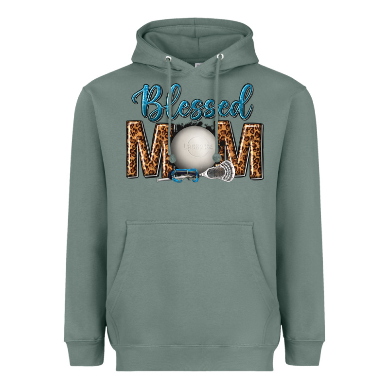 Western Blessed Mom With Lacrosse Heavyweight Hoodie by texasbilliewilder | Teevron