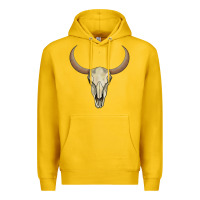 Lemon bull skull Premium Hoodie - AdoDesignShop