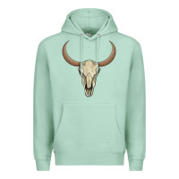 Seafoam bull skull Premium Hoodie - AdoDesignShop