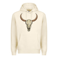 Tofu bull skull Premium Hoodie - AdoDesignShop
