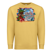 Antique Gold hello summer Premium Sweatshirt - SublimationCraftShop